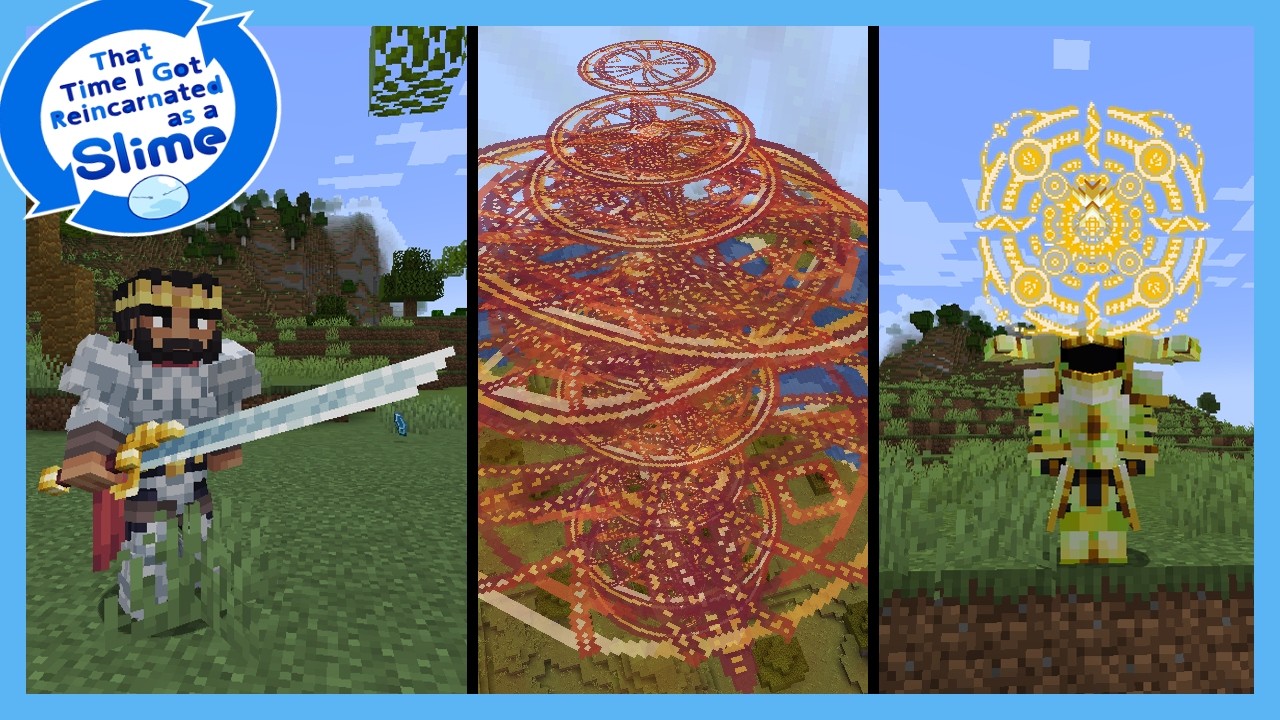 NEW SKILLS, BOSS, MAGIC & MORE! Minecraft That Time I Got Reincarnated As A Slime Mod Review