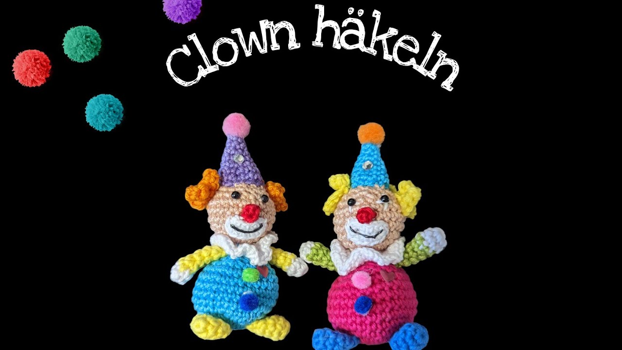 Clown 🤡 häkeln #amigurumi #karneval