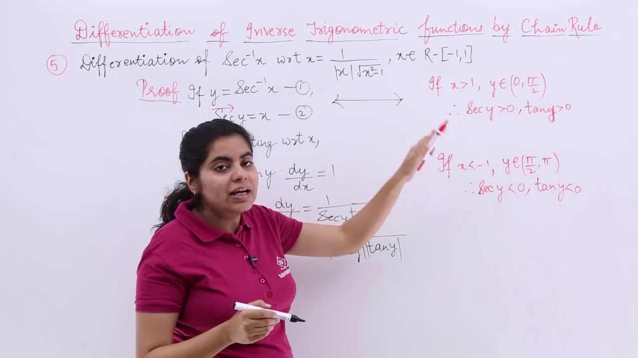 Class 12th – Sec Inverse x | Continuity and Differentiability | Tutorials Point