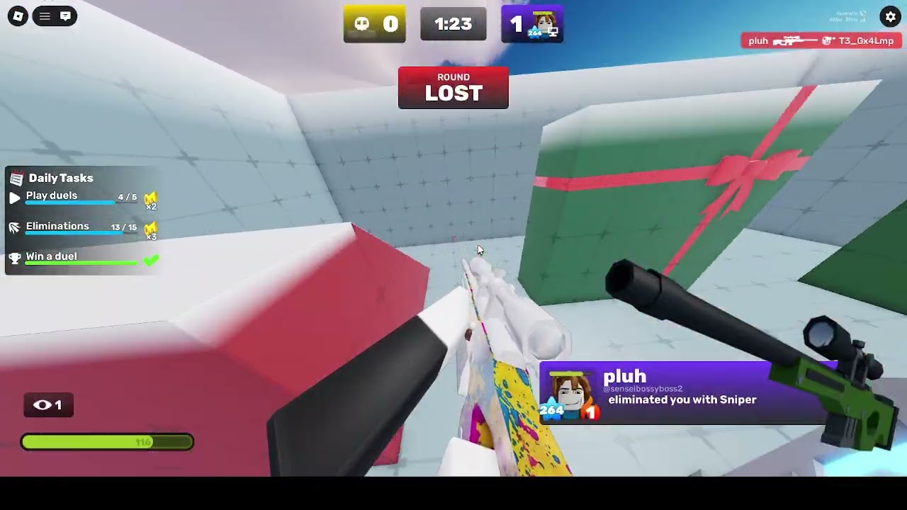 Didn't crash out...