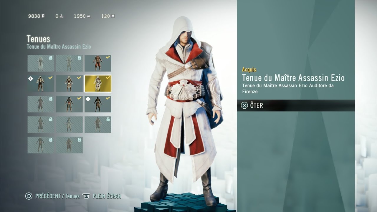 ASSASSIN'S CREED UNITY : COMMENT D&Eacute;BLOQUER LA TENUE DE EZIO