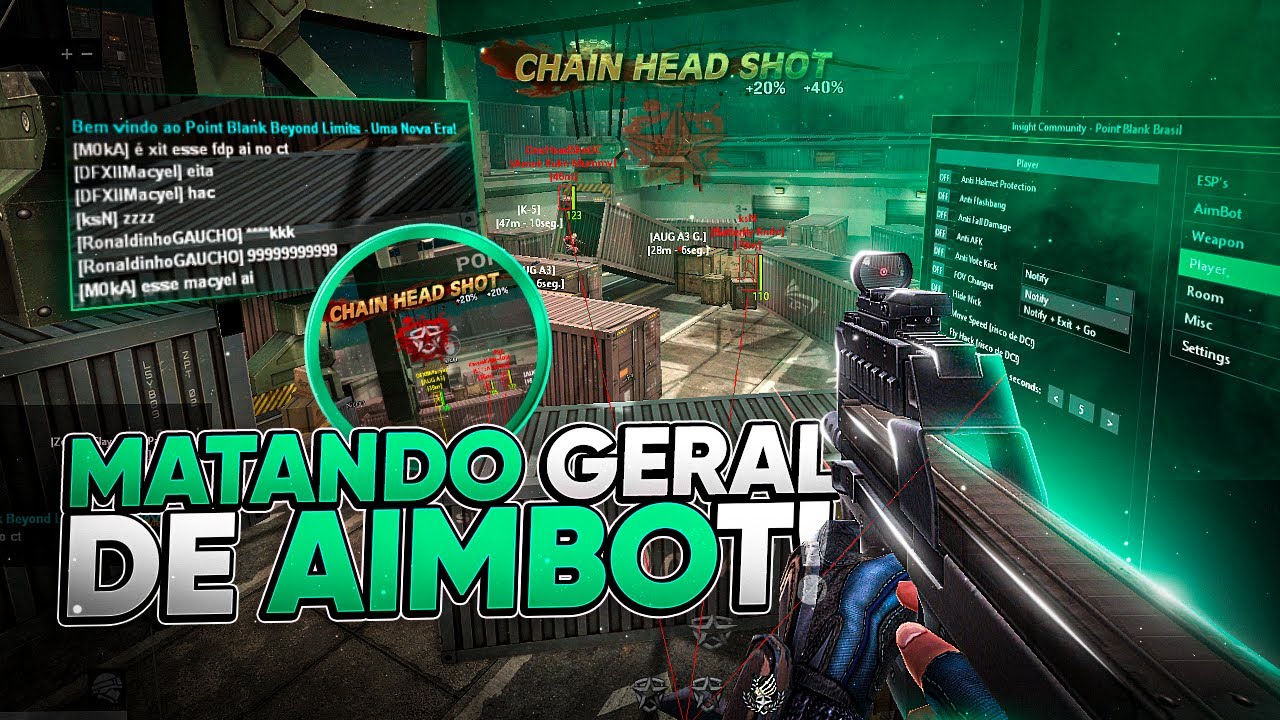 MATANDO GERAL DE AIMBOT NO POINT BLANK BRASIL 🔥 - INSIGHT CHEATS