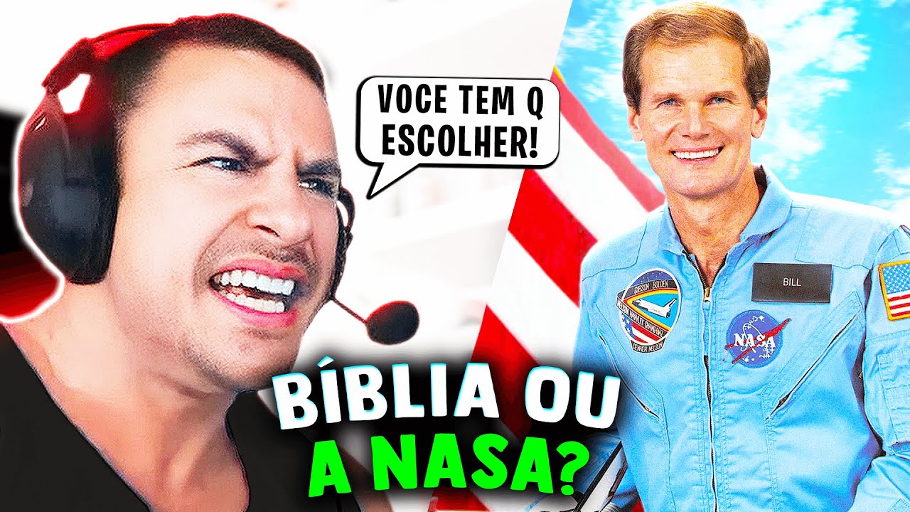 SUPER XANDÃO REAGINDO - ACREDITAR NA BÍBLIA OU NA NASA??? F0RMATO DA TERRA