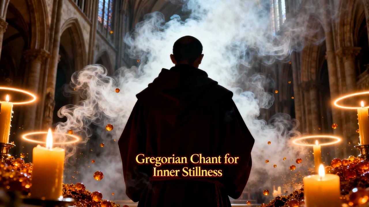 Gregorian Chant for Healing Sleep and Holy Sacred Light | Benedictine Ambience and Sacred Reflection