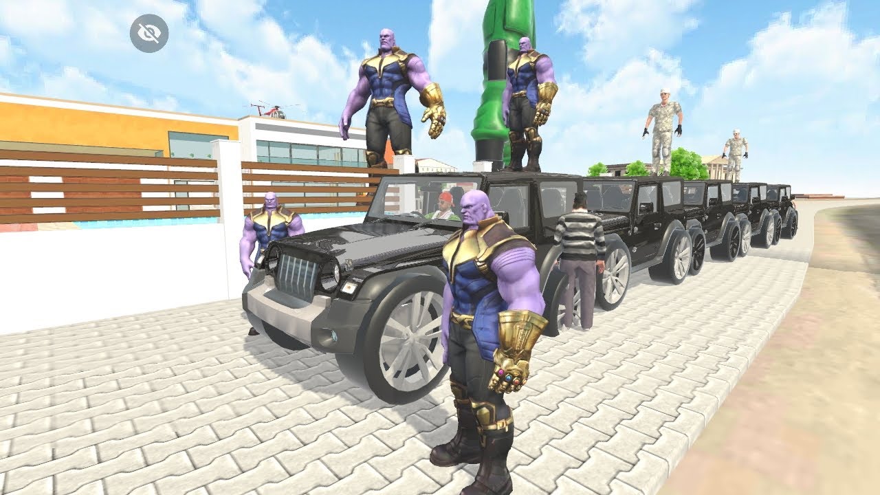 Franklin THAR modified AND OPEN WORLD FULL GANGESTER MODE WITH POLICE FIGHT AND BEAST THAR GAMING