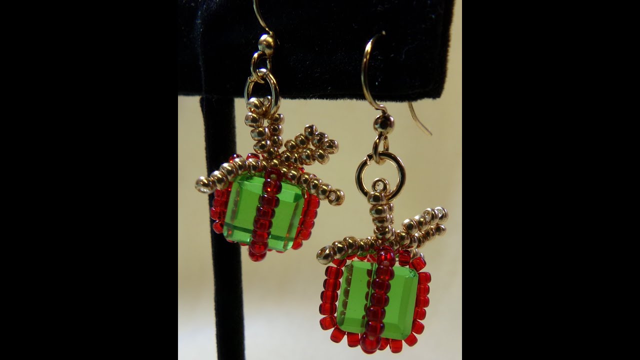Christmas Package Earrings