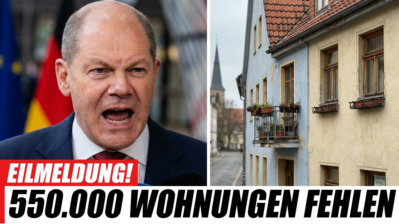 Deutschland WOHNUNGSMARKT KOLLAPS! 550.000 Wohnungen FEHLEN
