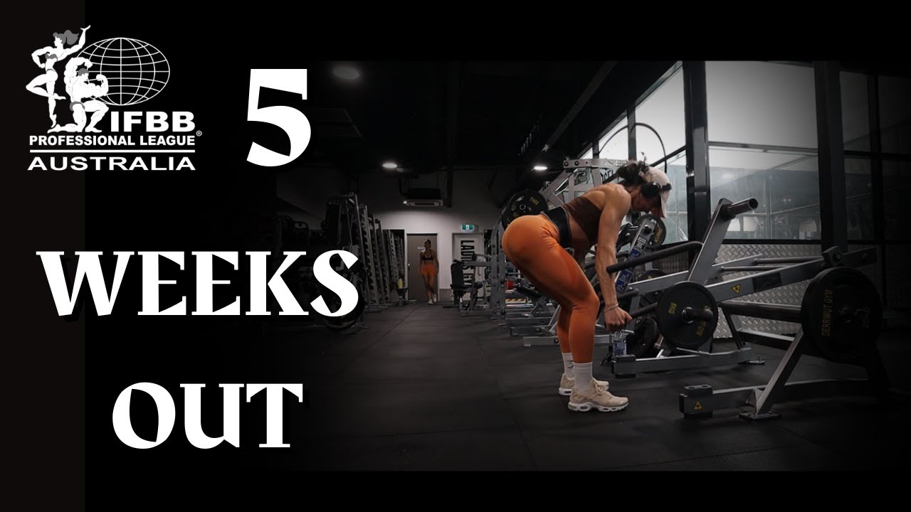 IFBB Bikini Prep | 5 Weeks Out | Fat Load, Low Carb Day, Leg Day