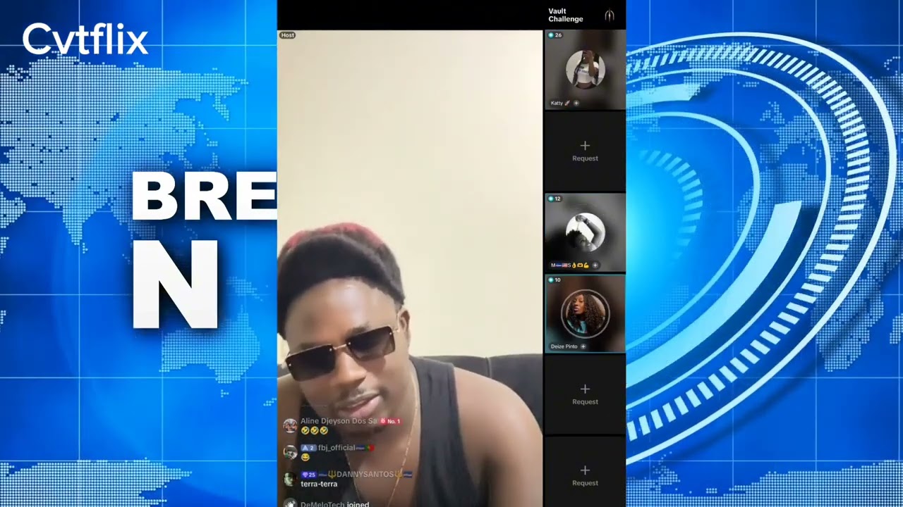 Mc Panki na live ku brazileira 😎😎😎🍿🍿🍿🍿😁😁