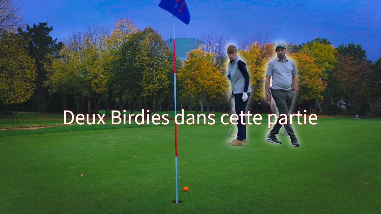 Son premier birdie 👩🏻‍❤️‍💋‍👨🏻🏌️‍♀️⛳  au golf de Saint-Germain-Lès-Corbeil