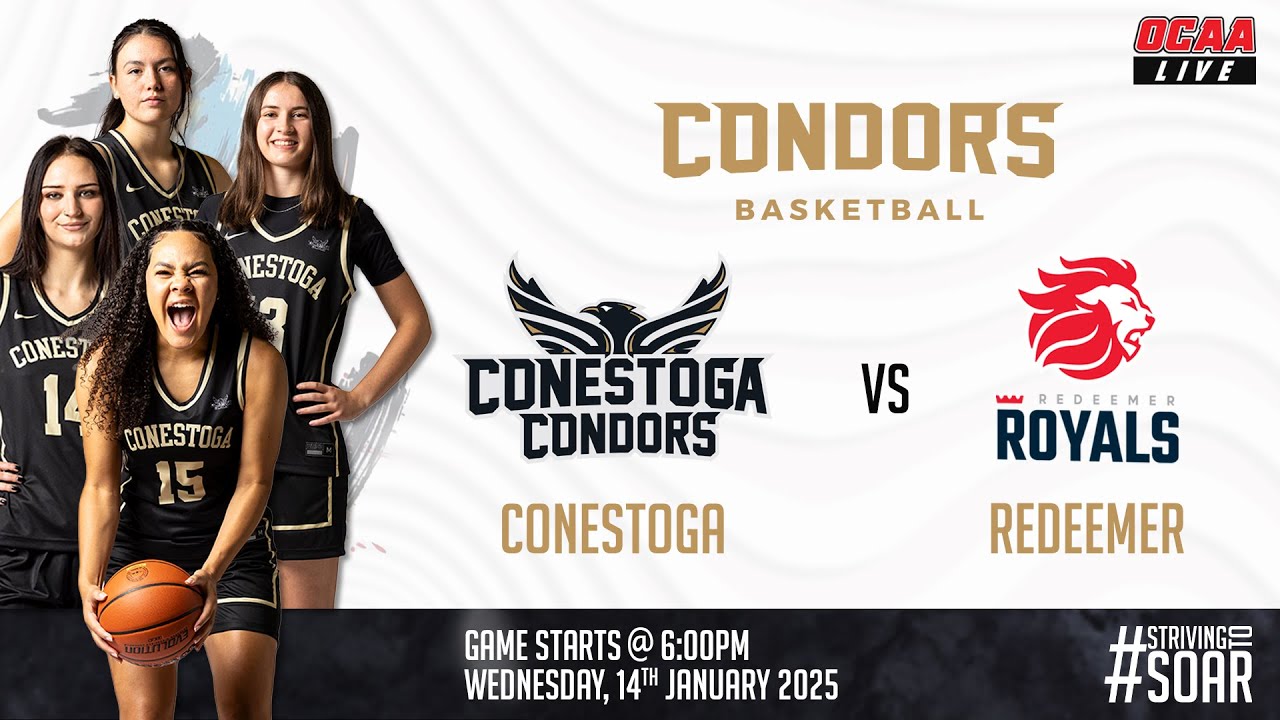 OCAA Women's Basketball 🏀 Redeemer @ Conestoga [2026/01/14]