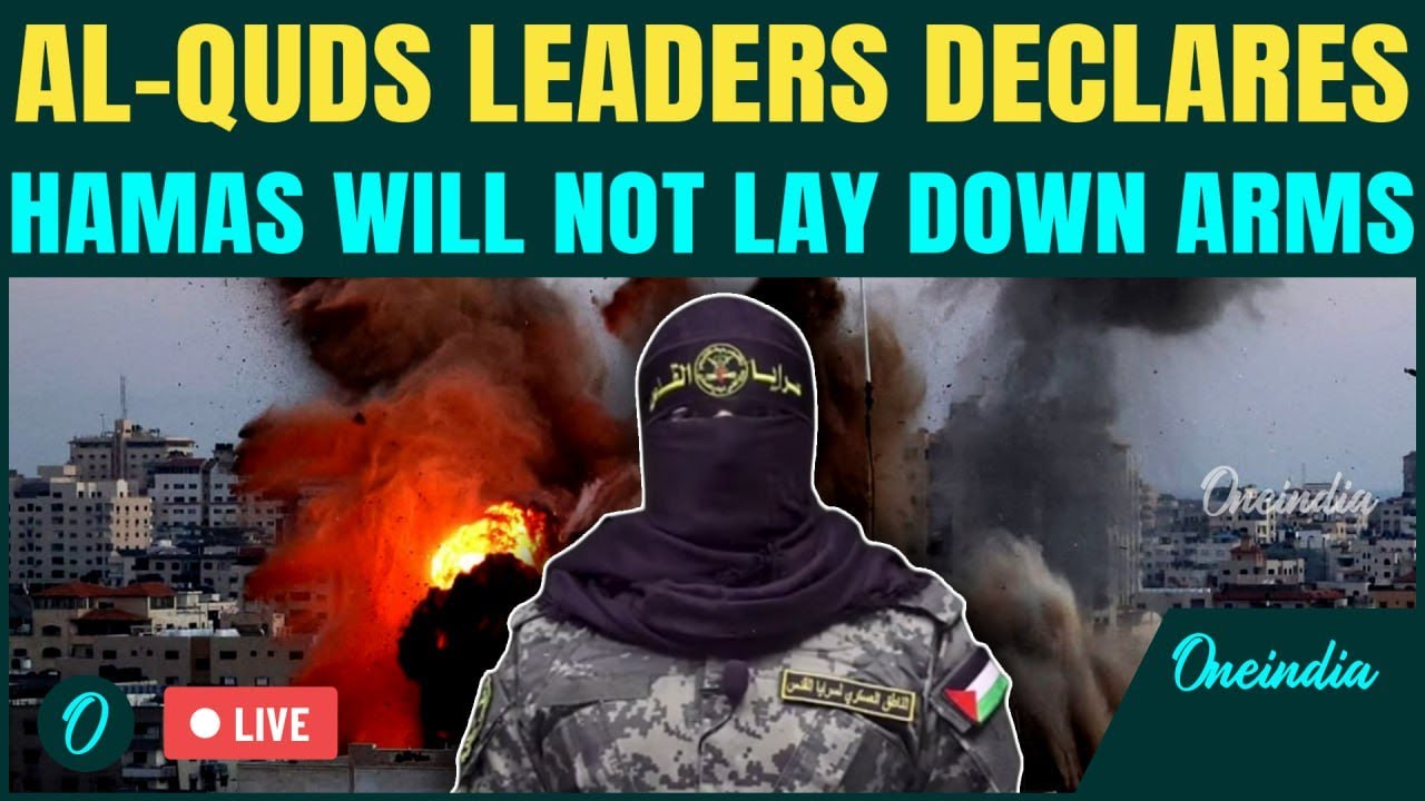 Al-Quds&rsquo; Abu Hamza&rsquo;s MOST SHOCKING Speech LIVE | Hamas&rsquo; Leader Issues CHILLING Threat to Israel
