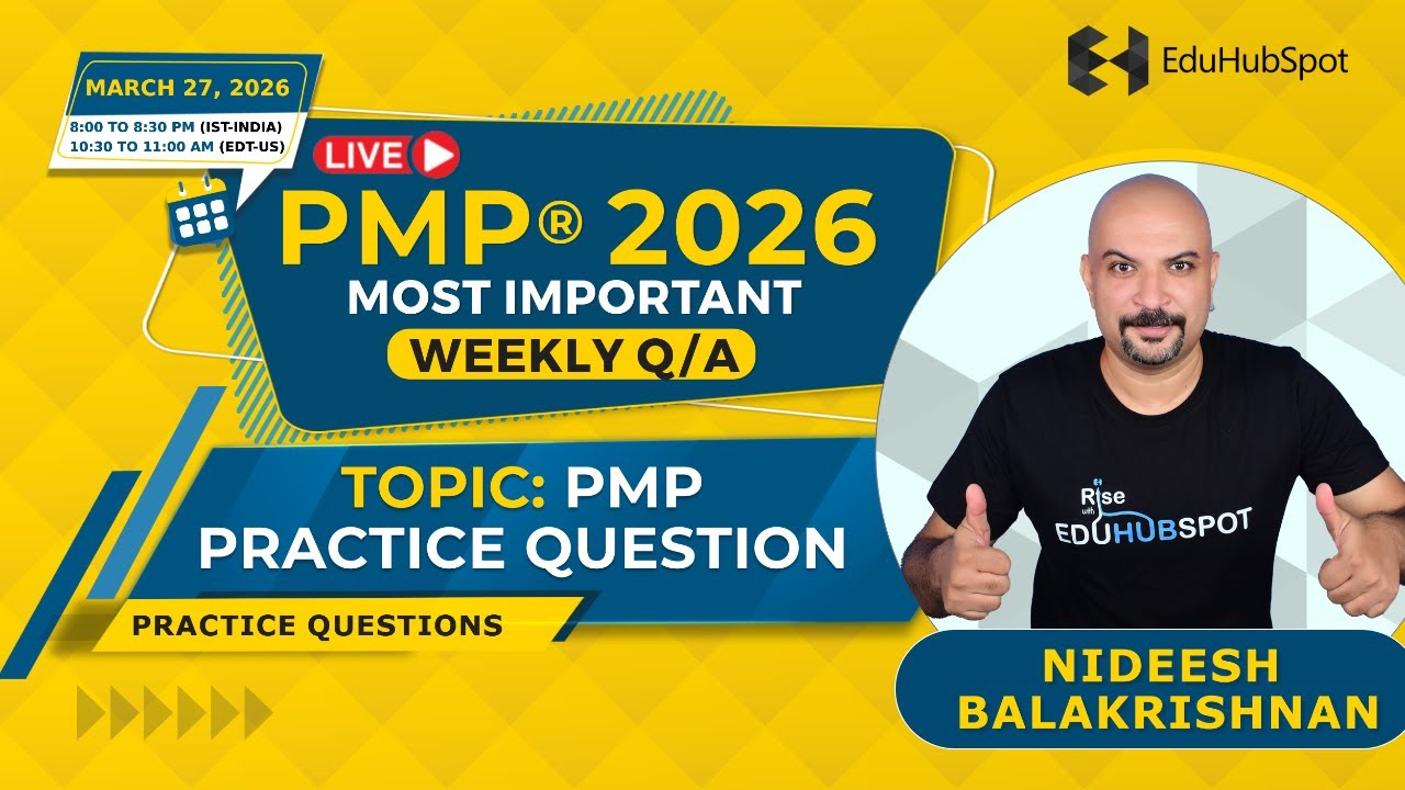 Практические вопросы для подготовки к экзамену PMP &ndash; Онлайн-сессия вопросов и ответов (27 марта 2...