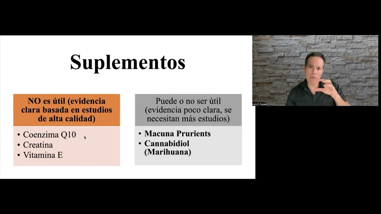 Suplementos para la enfermedad de Parkinson. ¿Cuál es la evidencia?