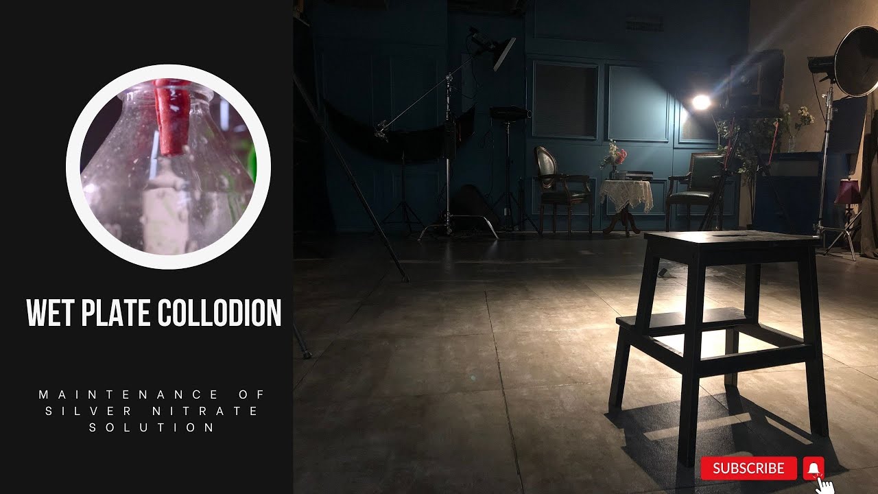 wet plate collodion Maintenance of Silver Nitrate Solution                               湿版摄影硝酸银维护保养