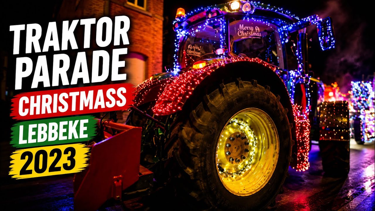 Traktor Parade Christmass Lebbeke 2023