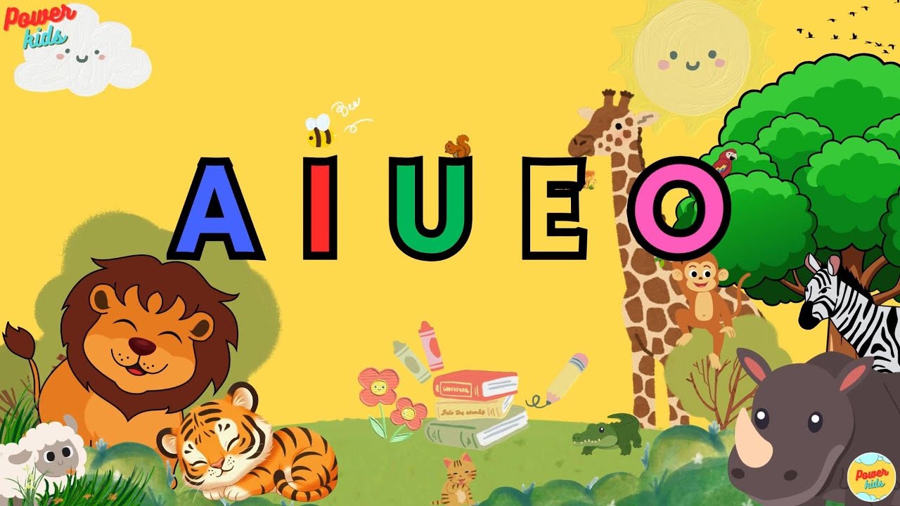 Belajar Mengenal Huruf Vokal - A I U E O | Untuk Anak PAUD Dan TK