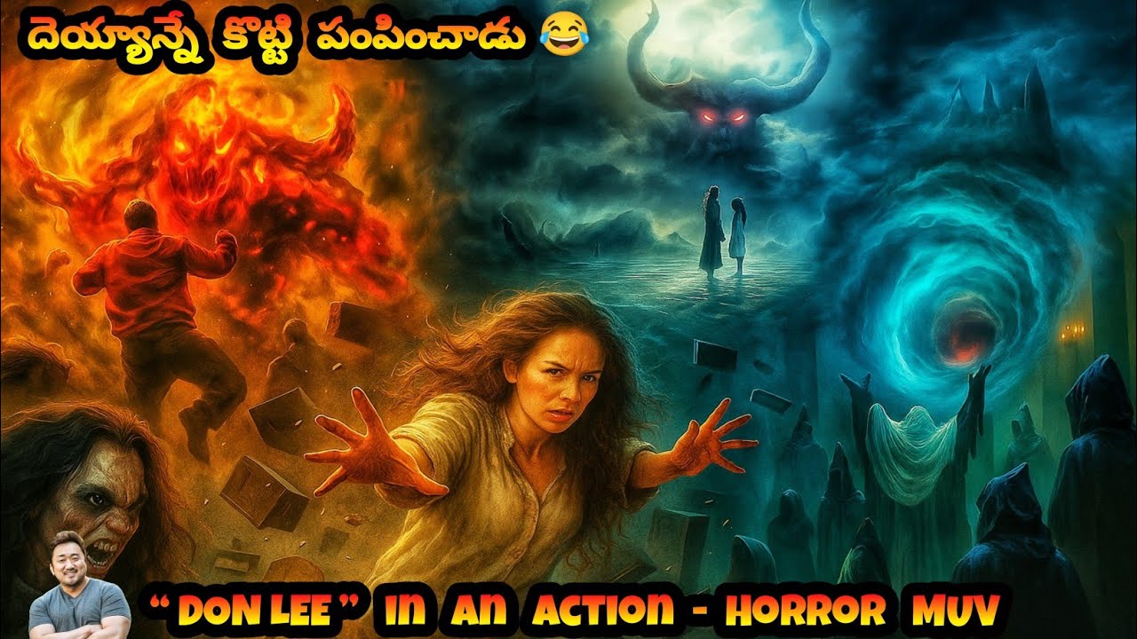 భూమిలోకి దెయ్యాల వచ్చాయని కొట్టి తరిమేసిన DON LEE 😂| Best Korean Action Horror movie in Telugu