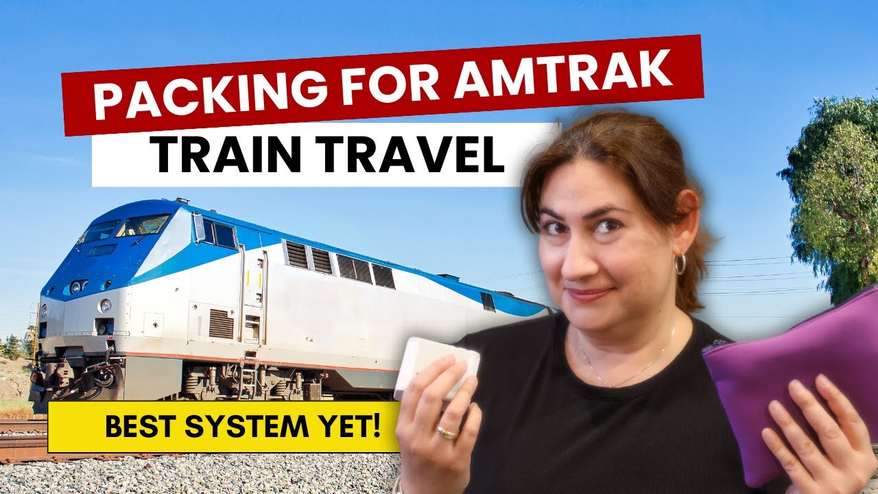 Best Packing System for Amtrak Overnight Train Travel in a Room or Roomette