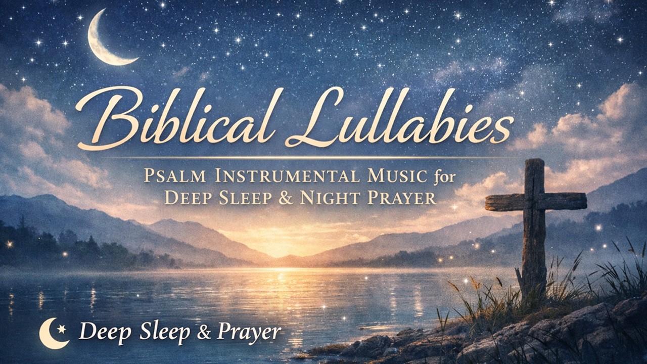 Peaceful Psalm Music for Sleep | Biblical Instrumental Lullabies (No Vocals)