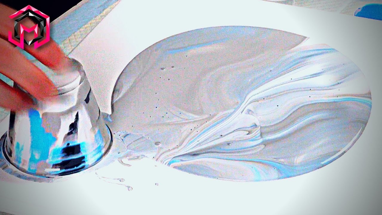 LET YOUR SPIRIT FLOW Acrylic Pouring  and Fluid Art and Airbrush Embellishment for Healing