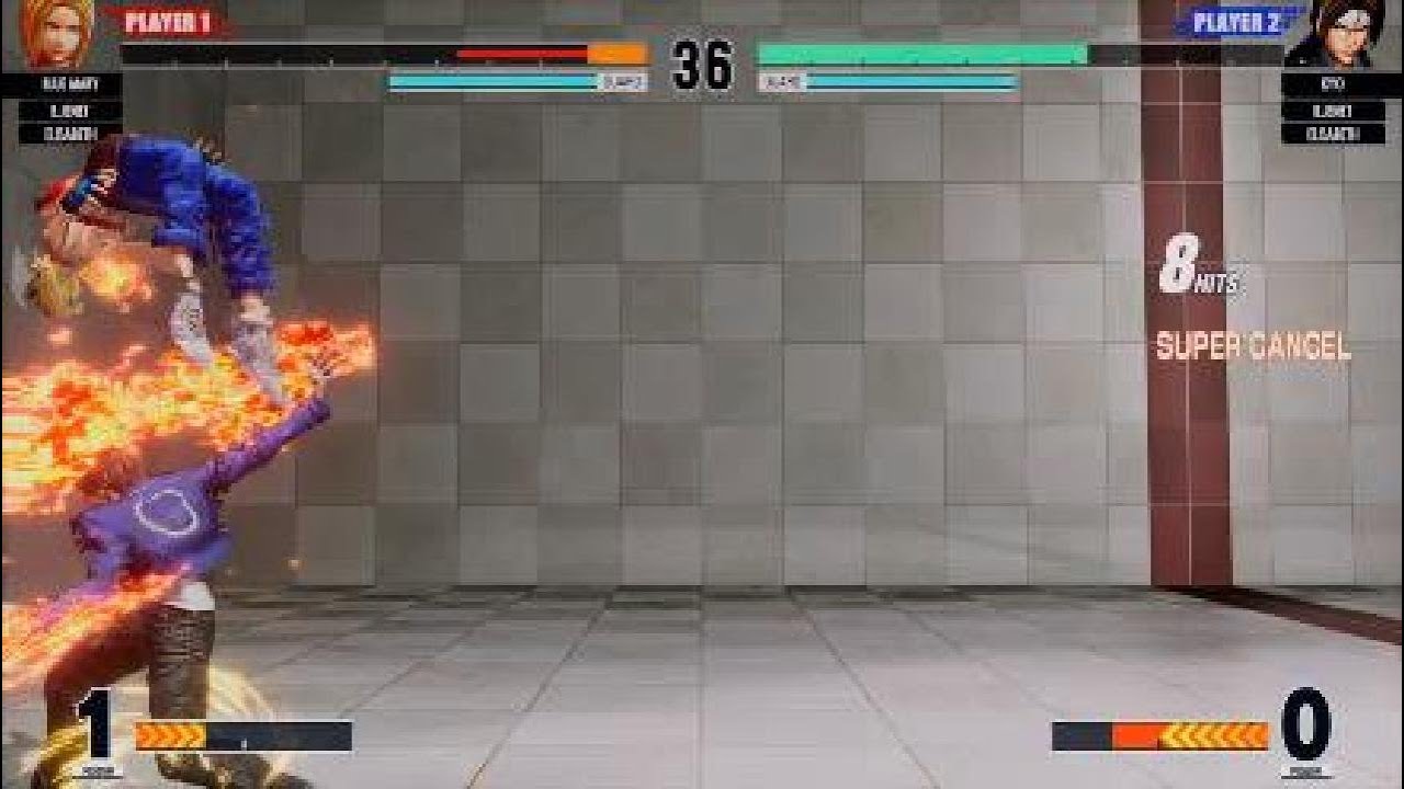 KOF15　世界１位京　主人公が本気をだすとこうなる