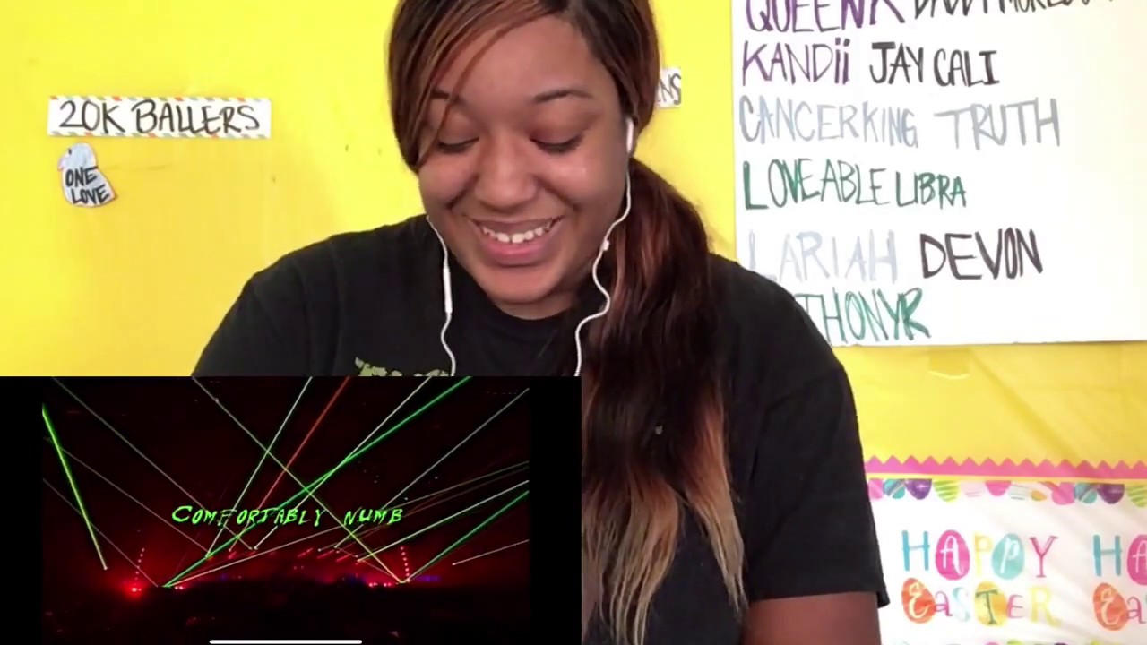 Pink Floyd - Comfortably Numb - pulse concert performance 1994 REACTION