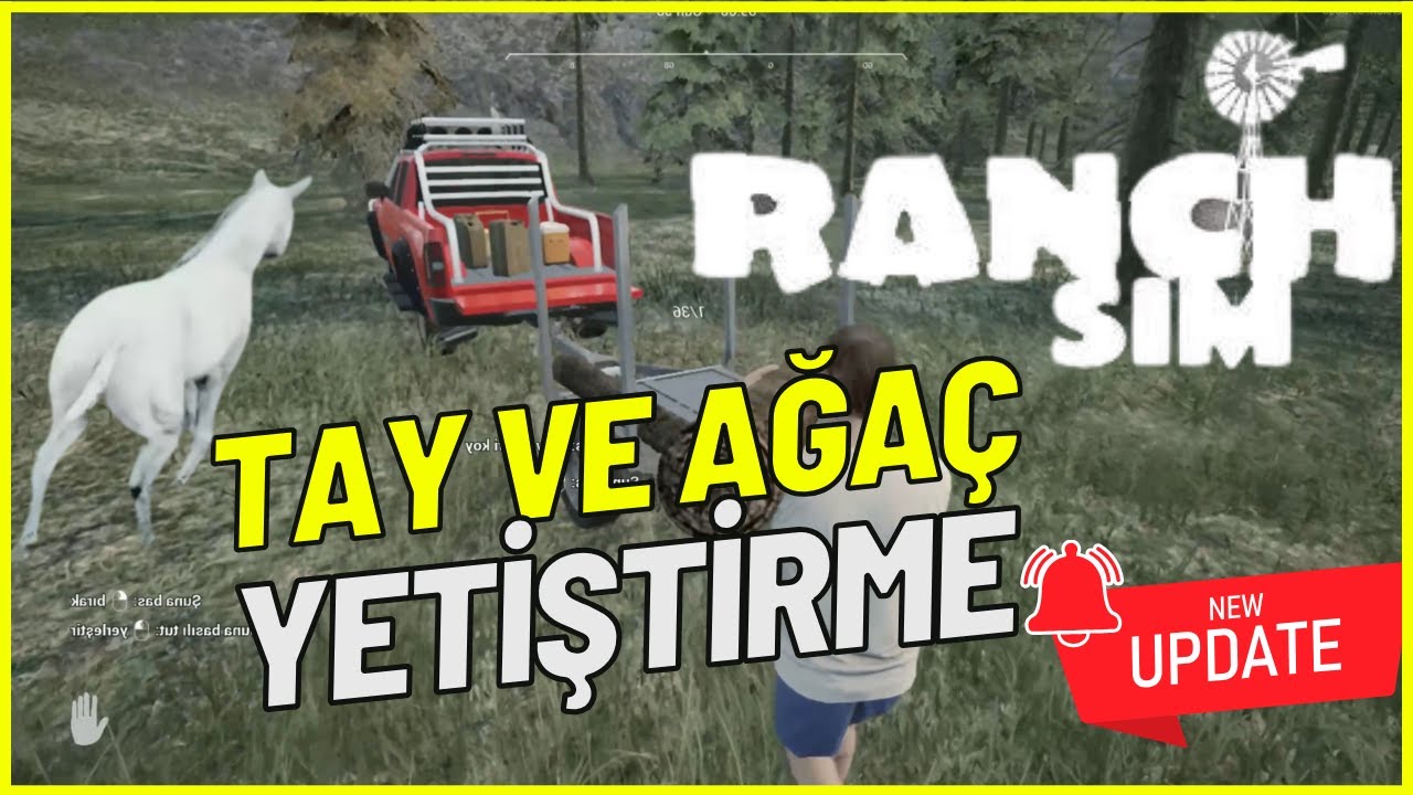 Ranch Sim At Yavrusu ve Ağaç Dikme - Yeni Güncelleme