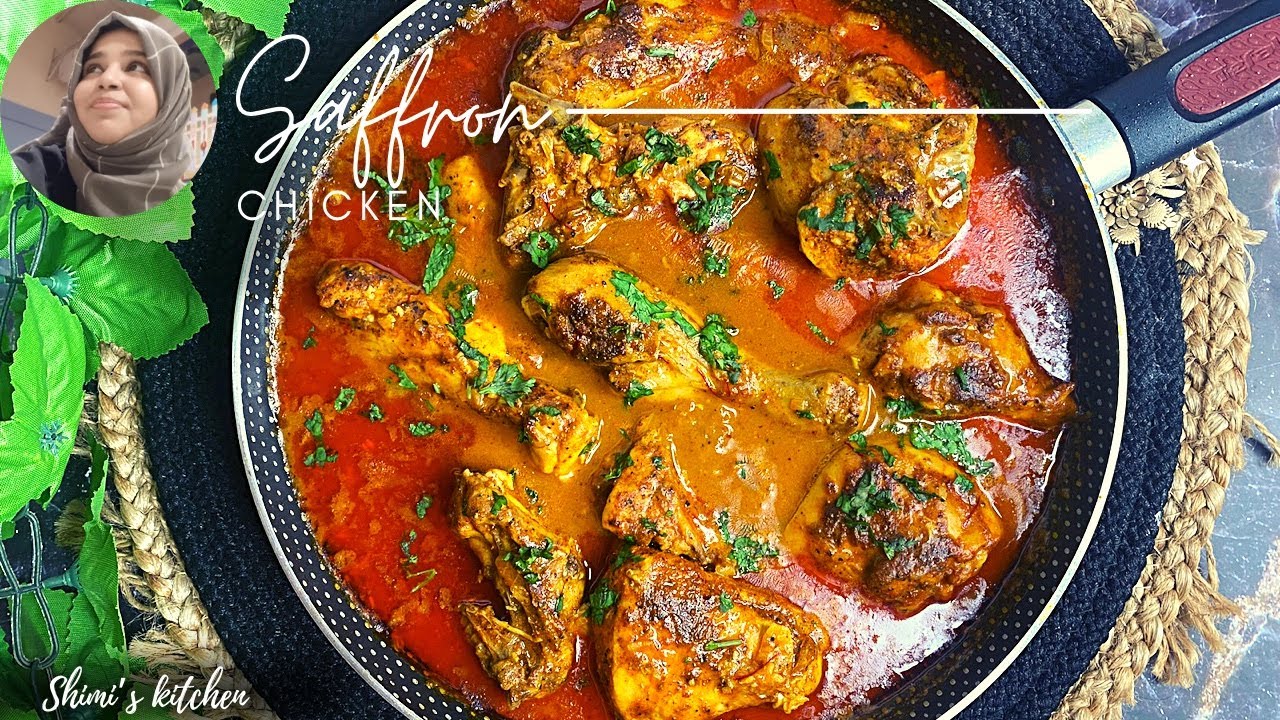SAFFRON CHICKEN | MAKING AN EXOTIC YET COMFORTING DINNER | CREAMY AND TASTE YUMMY | SAFFRON CHICKEN