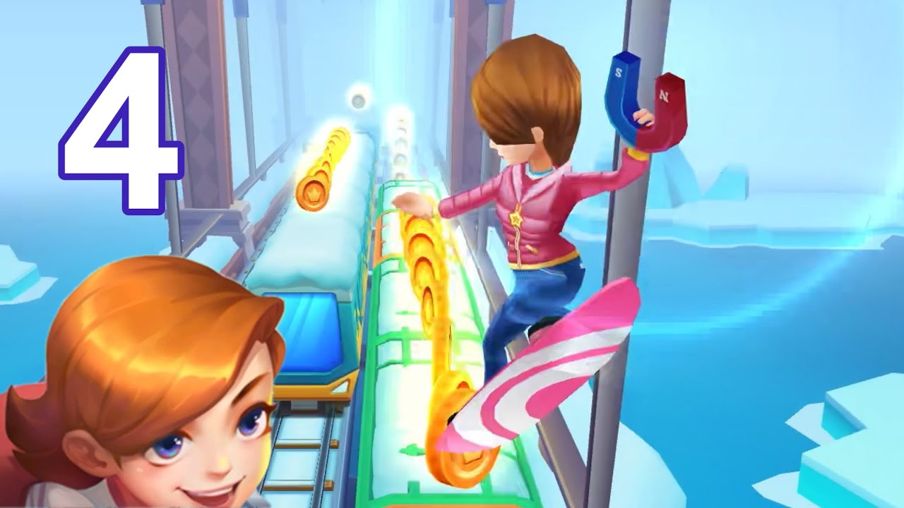 Subway Princess Runner – Coin Meter Completed! Walkthrough GamePlay Part 4 ~Urban Surfers~