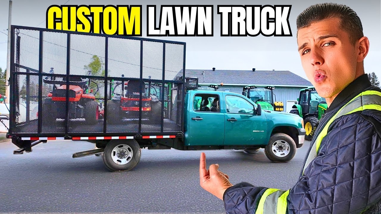 We Spent 3 WEEKS Building This Custom Lawn Truck Setup!