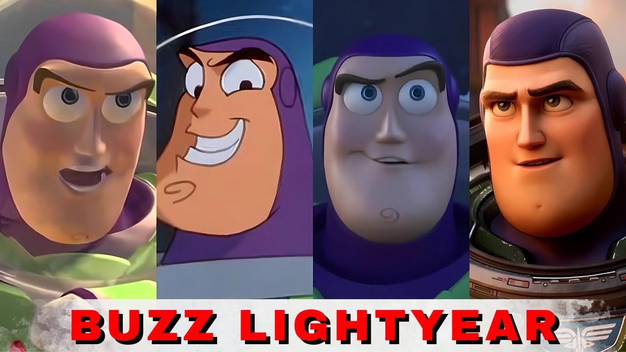 BUZZ LIGHTYEAR Evolution (1992-2025) / Toy Story 5