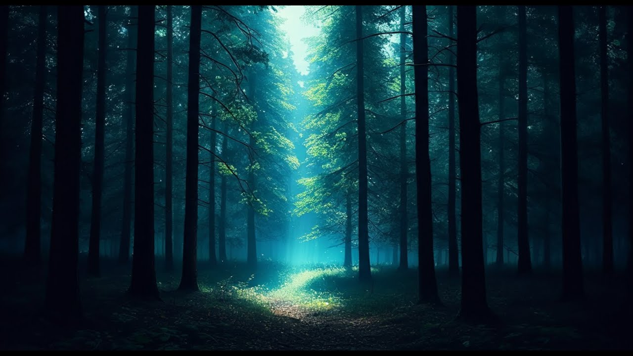 Paz Total: Bosque Nocturno con Viento Suave | 6 Horas para Dormir y Relajarse 4K