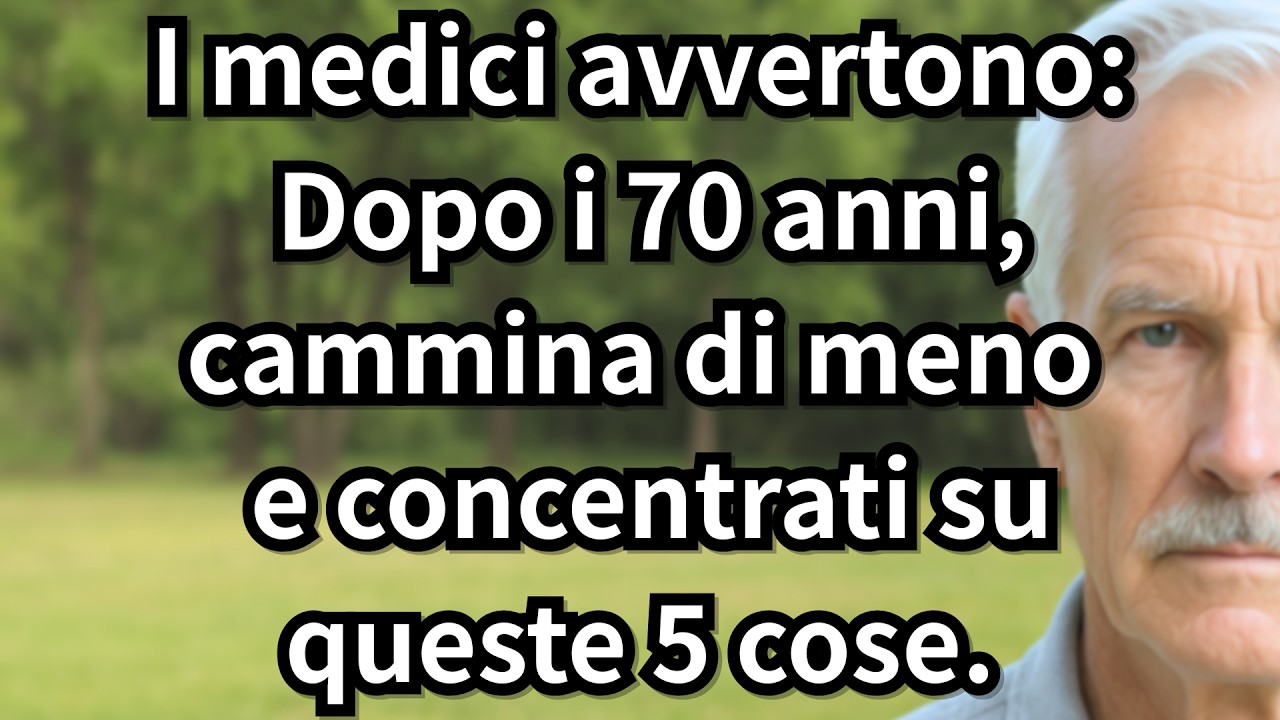 Camminare NON basta dopo i 70 anni! Ecco cosa devi fare per restare giovane