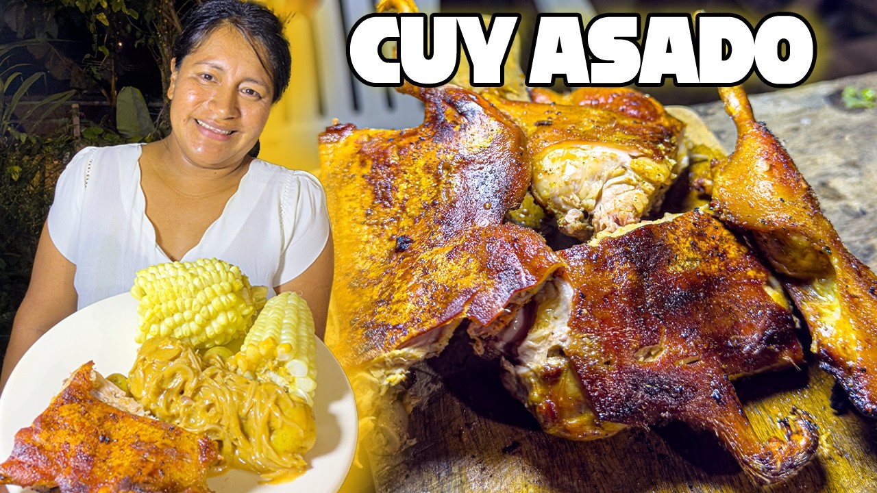 Asi preparamos un delicioso CUY ASADO | Recetas de la abuela