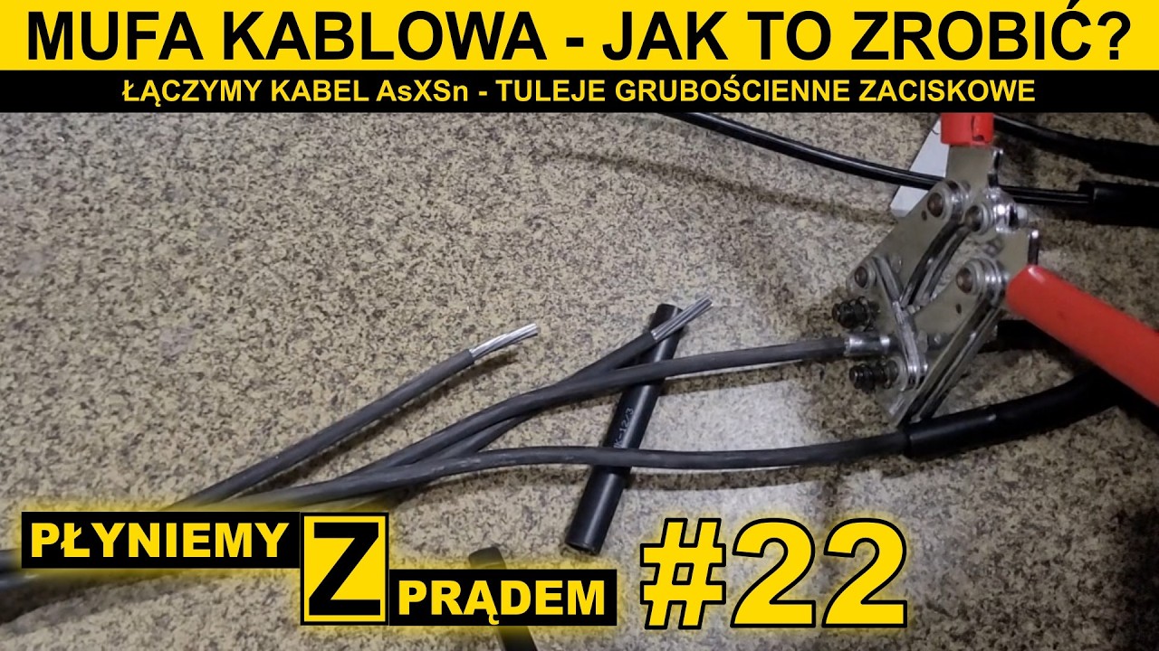 MUFA KABLOWA na AsXSn - #elektryk #instalacjeelektryczne  #mufa