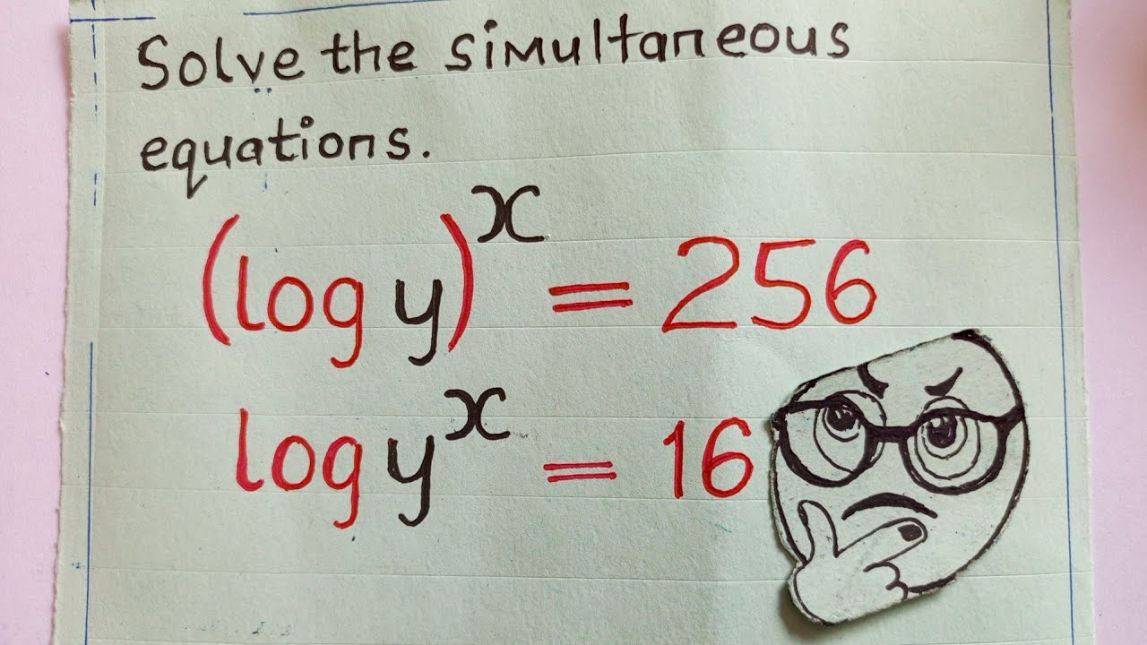 Solve for x and y in these Interesting Equations 