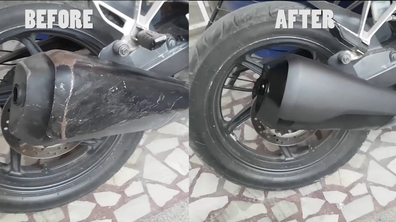 How To Paint Your Bike Parts With Spray Paint | DIY