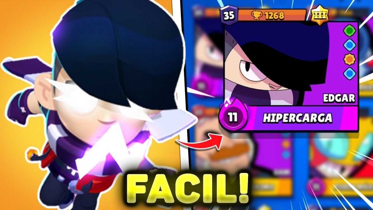 MUITO QUEBRADA🔥GANHEI A HIPERCARGA DO EDGAR E COLOQUEI ELE NOS 1250 TROF&Eacute;US ( RANK 35 )!!!