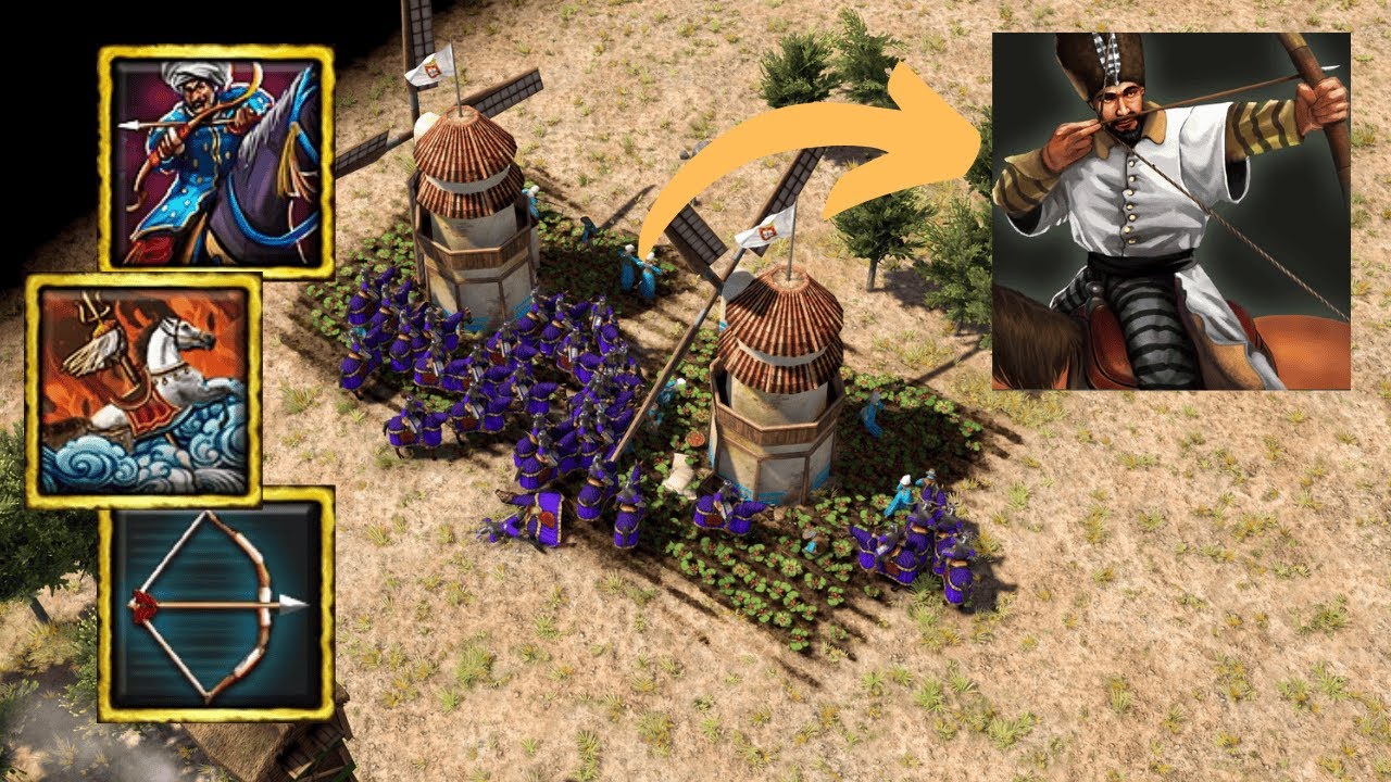 AOE3DE: После этого Османские конные лучники станут лучшими в бою 3 на 3!