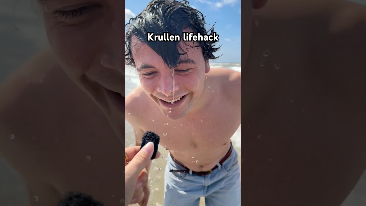 Krijg je van zee water krullen? 🤔