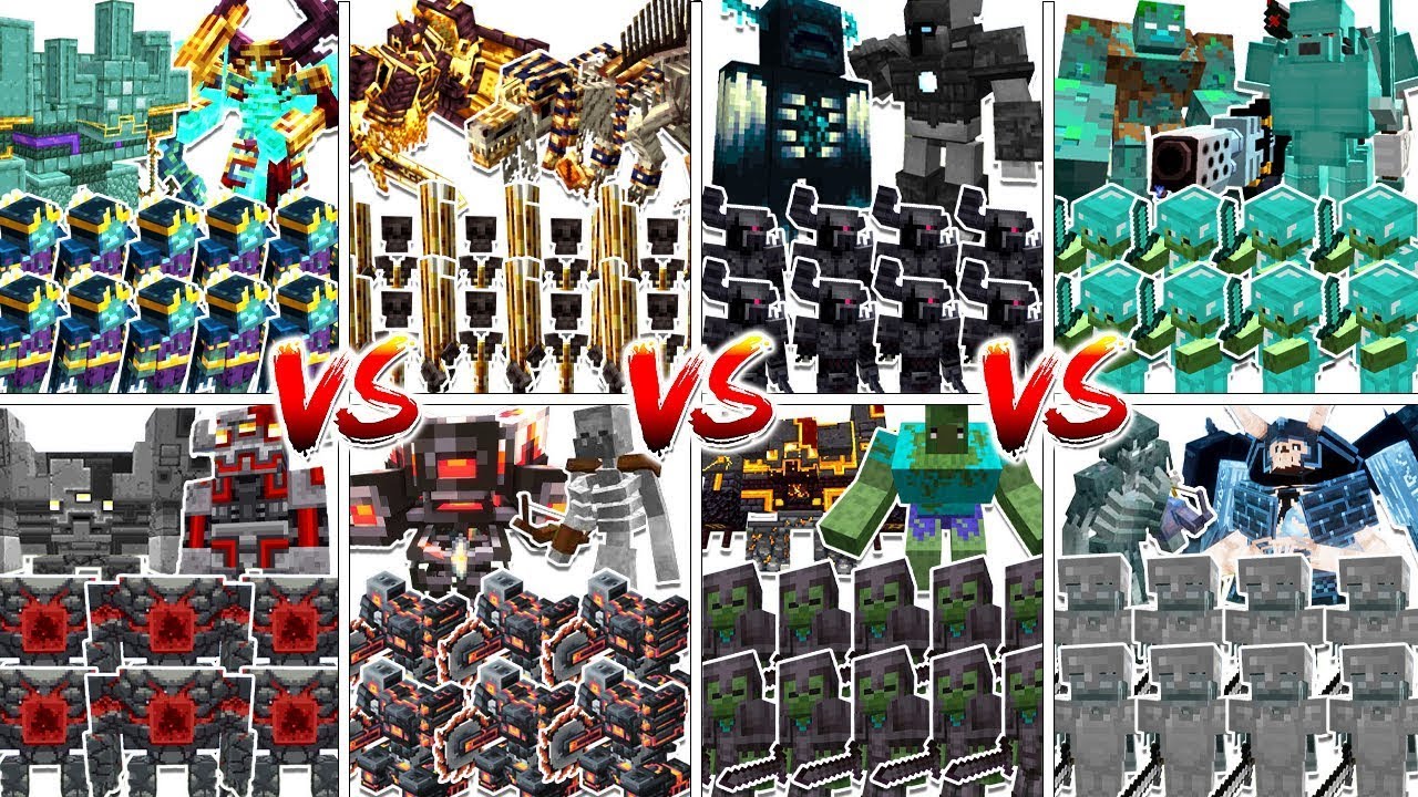 THE STRONGEST ALLIANCE TOURNAMENT IN MINECRAFT MOB BATTLE