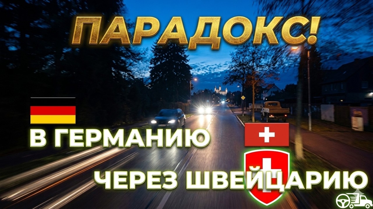 Логистический ПАРАДОКС: Из Германии в Германию через Швейцарию.