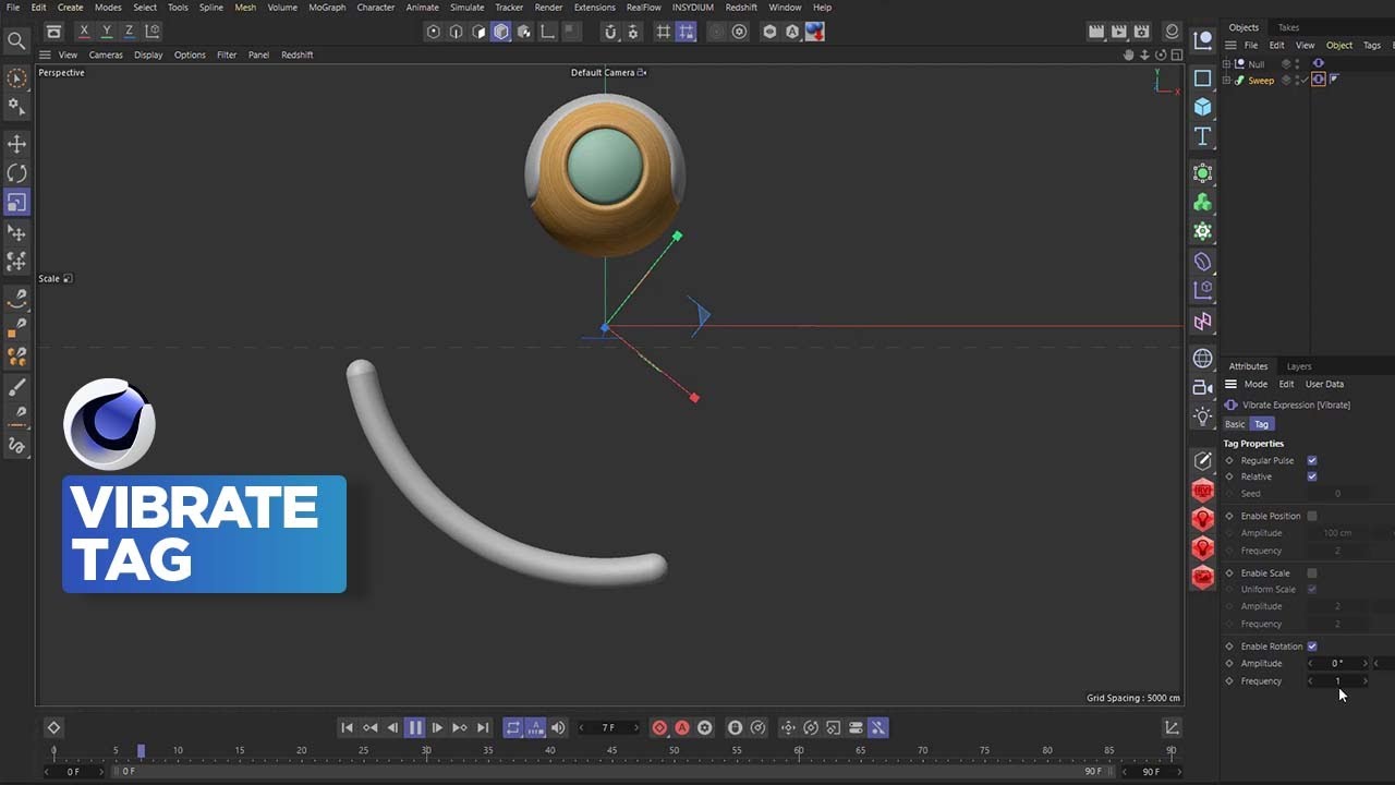 C4D Vibrate Tag Explained - Cinema 4d Tags