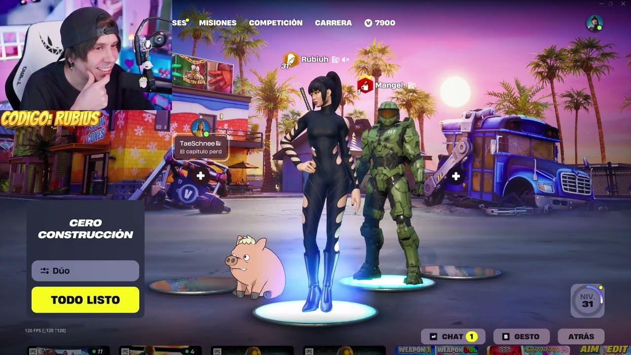 Rubius y Mangel LOGRAN una VICTORIA en el nuevo capítulo de Fortnite.