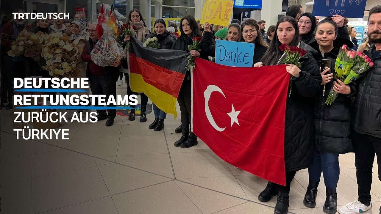 Deutsche Rettungsteams zurück aus Türkiye