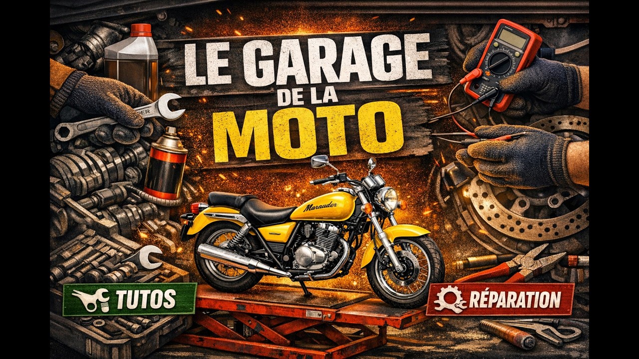 [Tuto] Restauration 125 : je remonte les selles de ma Marauder ! 🏍️❤️