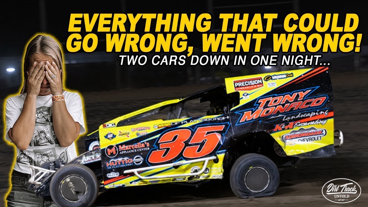 BAD LUCK STRIKES MULTIPLE TIMES At Utica Rome Speedway | Broke Two Cars!