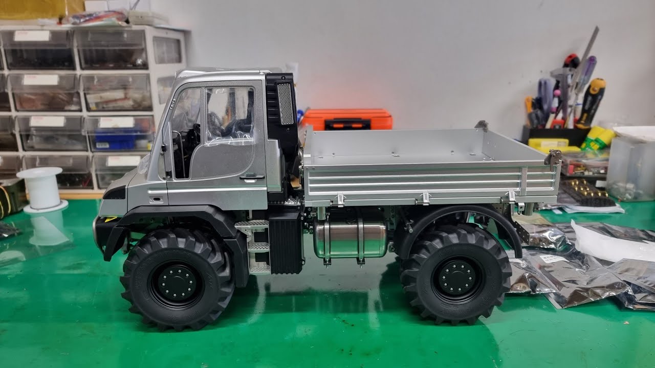1/14 like rc um535  유니목 개봉기 (Un boxing like rc 1/14 um535 unimog)