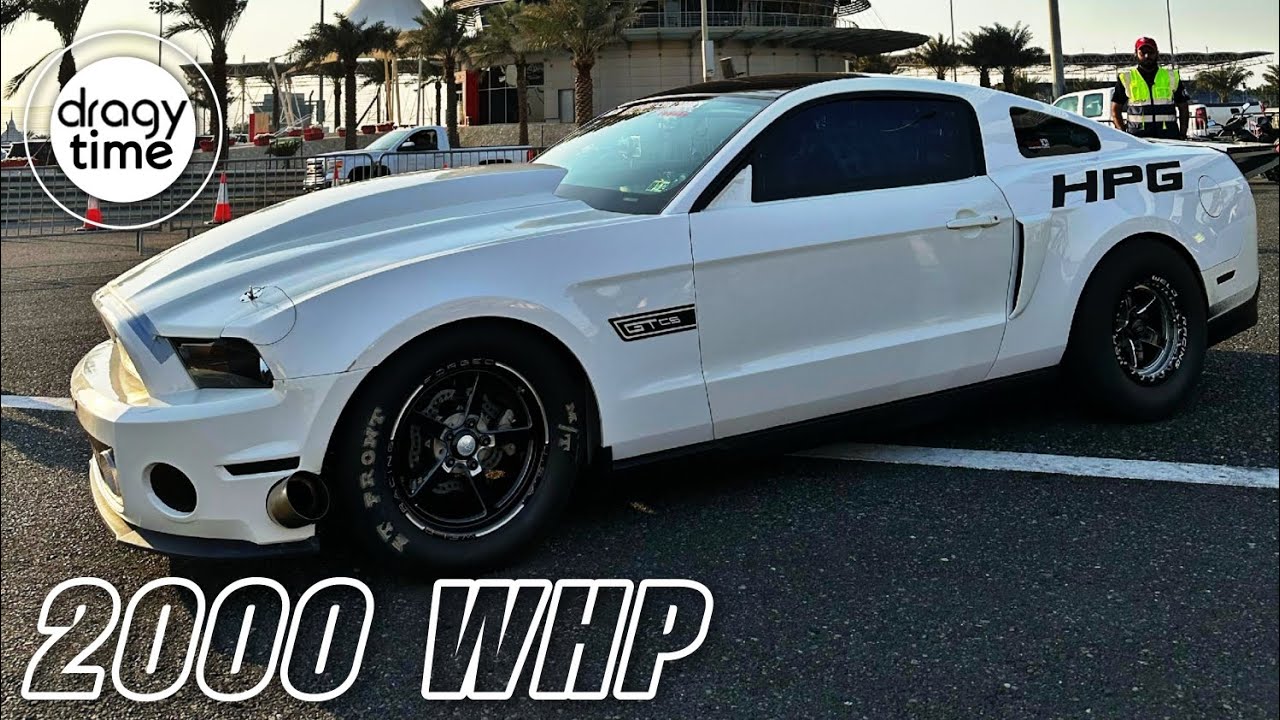 2000 WHP Ford Mustang 5.0 Coyote TWIN TURBO | 1/4 Mile in 7.09 Seconds with 313 Km/h (194 mph)
